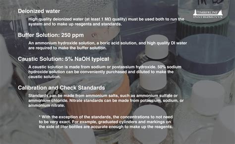 Reagent Preparation - Timberline Instruments