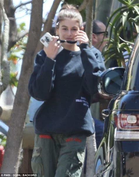 Kaia Gerber Bonds With Her Father Rande For Some One On One Time Together In Malibu Daily Mail