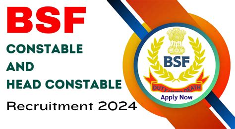 Bsf Constable Recruitment 2024 Notification Out Apply Now