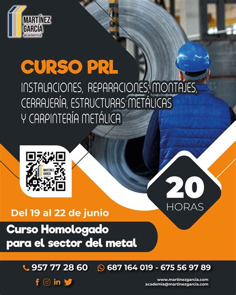 Curso Prl Instalaciones Reparaciones Montajes Cerrajer A