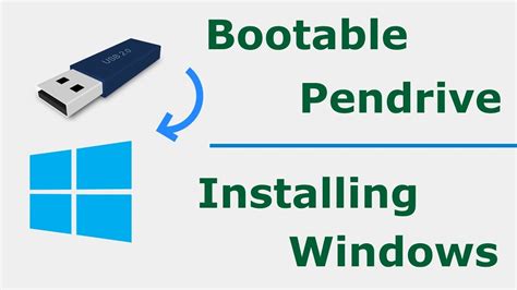 How To Install Window Using Pendrive Make Bootable Pendrive YouTube