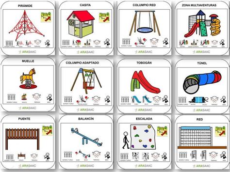 CARTELES PARA SEÑALIZAR LOS JUEGOS DE LOS PARQUES INFANTILES Y