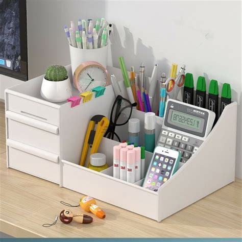 Gaveta De Pl Stico Casa Mesa Desktop Caixa De Armazenamento Organizador