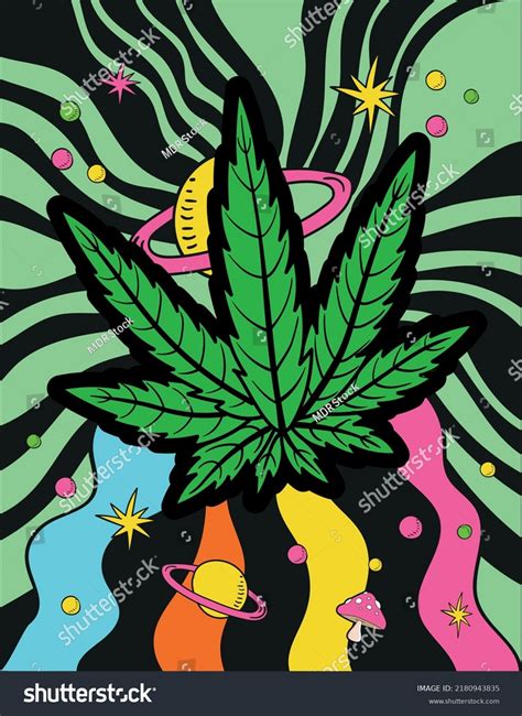 Trippy Weed Drawing Ideas