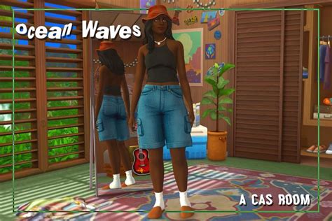 Ocean Waves A CAS Room Sims 4 Cas Background Sims 4 Cas Sims 4