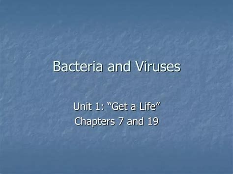 Ppt Bacteria And Viruses Powerpoint Presentation Free Download Id687515