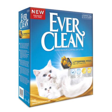 High-quality and easy in & our Ever Clean Litter Free Paws Cat Litter ...