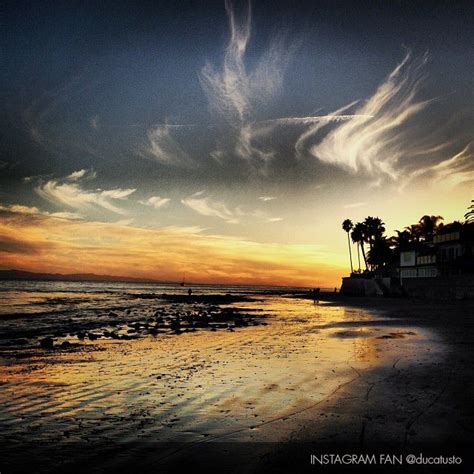 Magical Santa Barbara Sunset! #SBSunset | Santa barbara beach, Santa ...