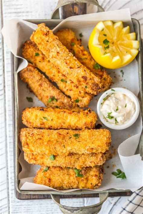 Fish Sticks Recipe Crispy Baked Fish Sticks Video