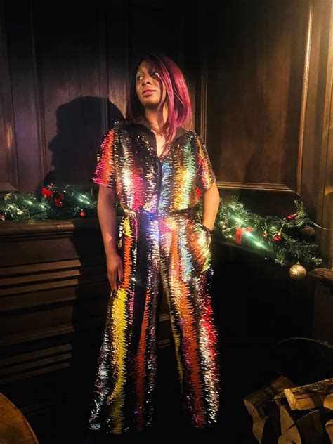 Rainbow Sequin Jumpsuit Love Ur Look Clothing And Vintage