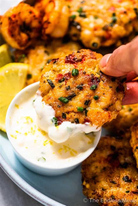 Tender Shrimp Cakes With Lemon Aioli The Endless Meal®