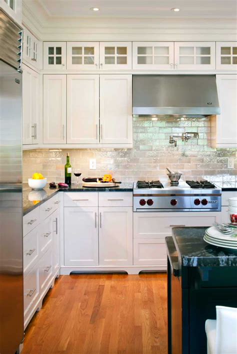 White Kitchen Cabinets Subway Tile Backsplash – Things In The Kitchen