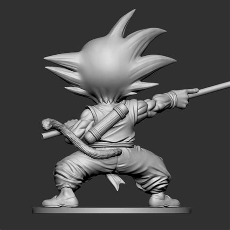 3d File Son Goku Fan Art For 3dprint 3d Print Model・3d Printable Model To Download・cults