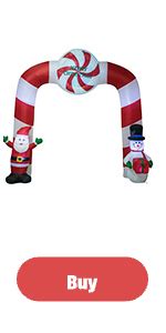 TRMESIA 6FT Christmas Inflatable Cow Decoration With LED Lights