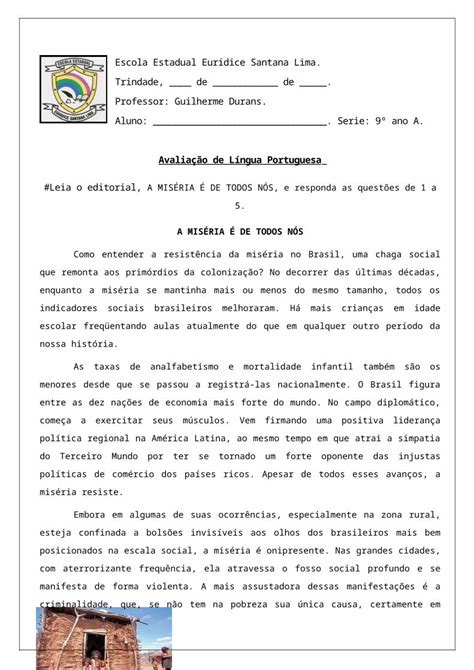 Docx Avalia O De Portugu S Ano Dokumen Tips