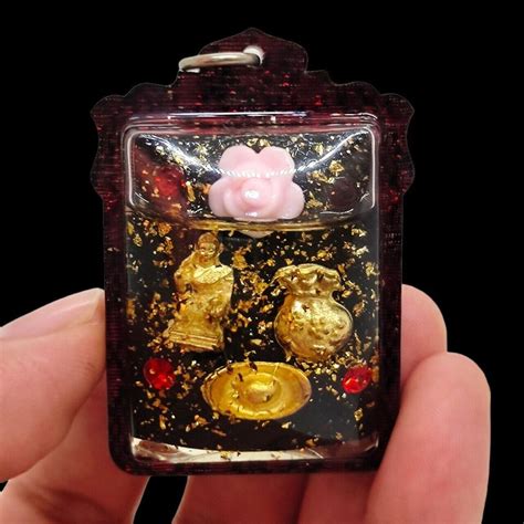 Nang Kwak Lady Talisman Charming Oil Waterproof Pendant Money Lucky