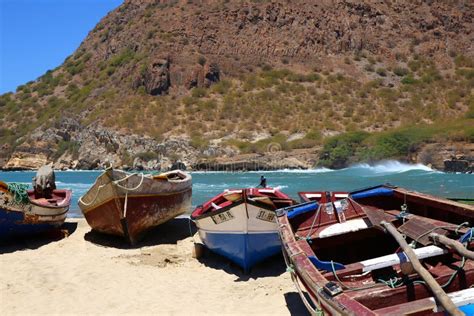 Tarrafal Beach Landmark Waterfront In Santiago Island In Cape Verde