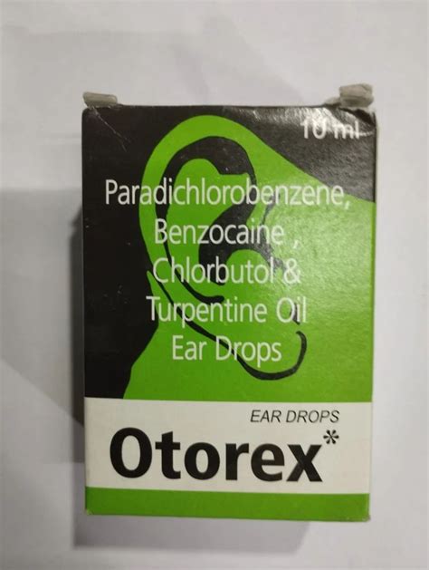 Otorex Ear Drop Packaging Type Bottle Packaging Size Ml At Rs