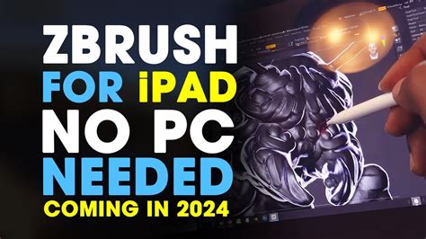 Zbrush For Ipad Coming No Need For Pc Or Laptop Native Zbrush