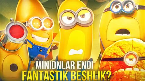 Minionlar Endi Fantastik Beshlik Yaxshi Bolish Osonmi Trailer