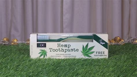 Xoc Hemp Toothpaste 100ml Natural Organic With Toothbrush Quickbazarbd