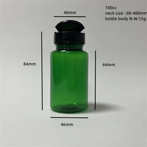 80cc 100cc 175cc White Glossy Pet Plastic Pill Capsules Bottles