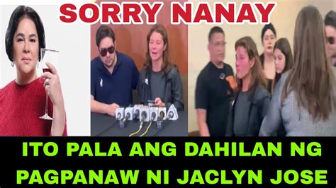 Jaclyn Jose Ito Pala Ang Dahilan Ng Kanyang Pagpanaw Nagsalita Na Ang