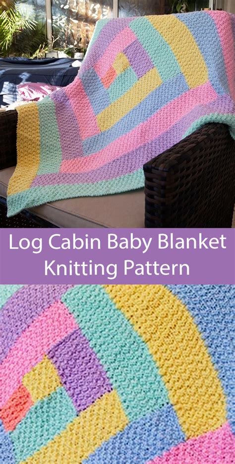 Log Cabin Blanket Knitting Patterns In The Loop Knitting