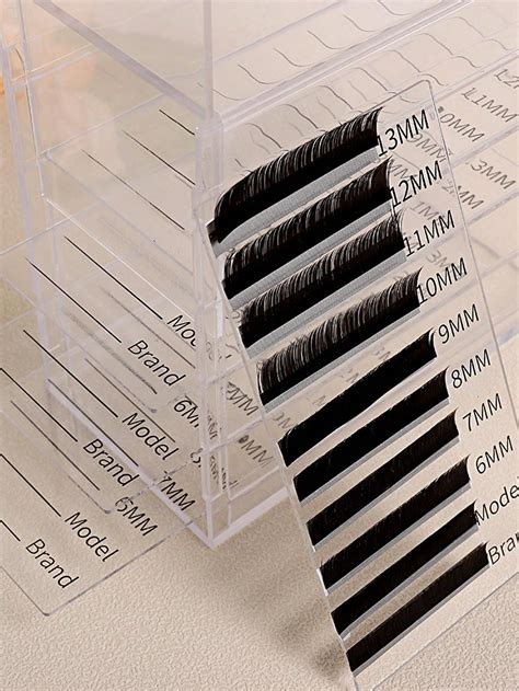 Layers Acrylic Transparent False Eyelash Storage Box For Grafting