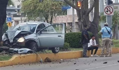 Resultan lesionadas tres personas en cuatro accidentes automovilísticos