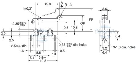 SS 5GL13 Công Tắc Hành Trình Omron 250VAC 3A SPDT NO NC 125V 5A 250V 3A