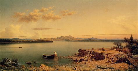 Reproduções De Pinturas Lake George 1862 por Martin Johnson Heade