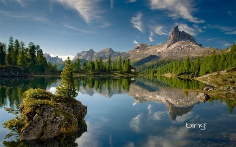 Wallpaper 1920x1200 Px Alps Cabin Forest Lake Landscape