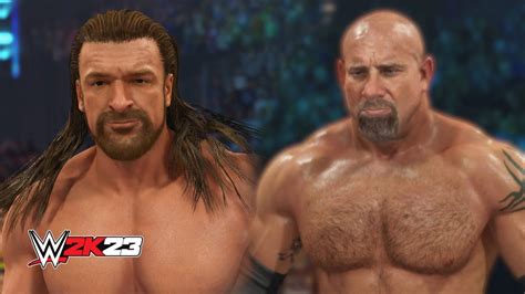 WWE 2K23 Triple H Vs Goldberg FULL GAMEPLAY PS5 YouTube