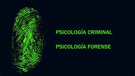 Diferencias entre Psicología criminal y Psicología forense