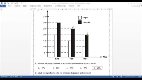 Razonamiento Matem Tico Gesti N De Datos Gr Fico De Barras Youtube