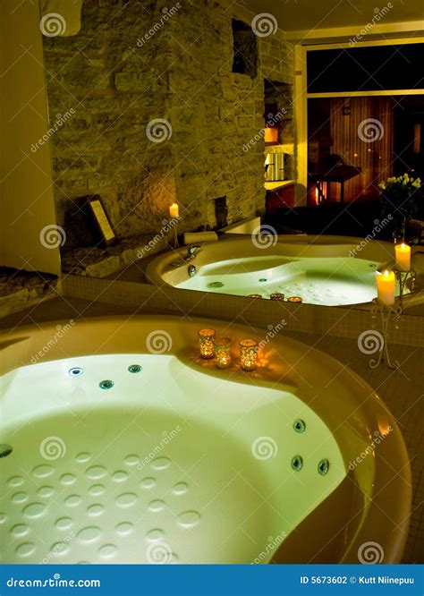 Hotel jacuzzi stock photo. Image of light, water, sauna - 5673602