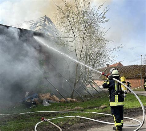 Scheune in Flammen Lüneburg Aktuell