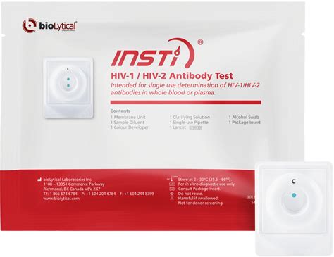 How To Use Insti To Test For Hiv Rapid Diagnostic Tests