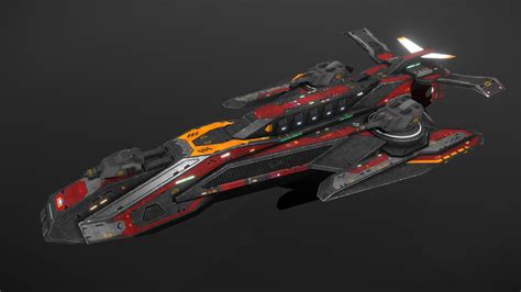 Scifi Frigate Lavablade Buy Royalty Free 3D Model By MSGDI E0fdbe8