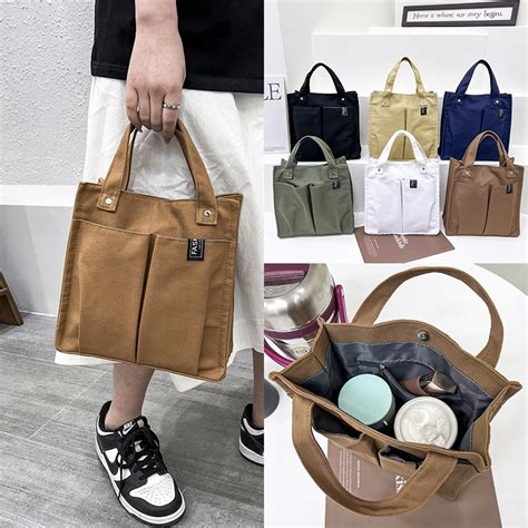 No Korean Design Canvas Bag Handle Katsa Sling Bag Casual Bag