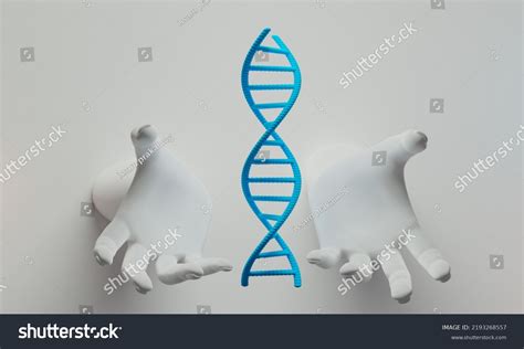 Hand Dna Human Helix Molecules Cell Stock Illustration 2193268557