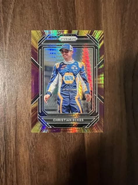 Panini Prizm Nascar Racing Coins Hyper Chr Tiens Violets Et Jaunes