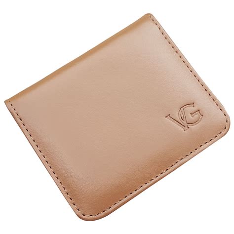 Carteira Masculina De Couro Legitimo Slim Vastigriff 2138 Caramelo