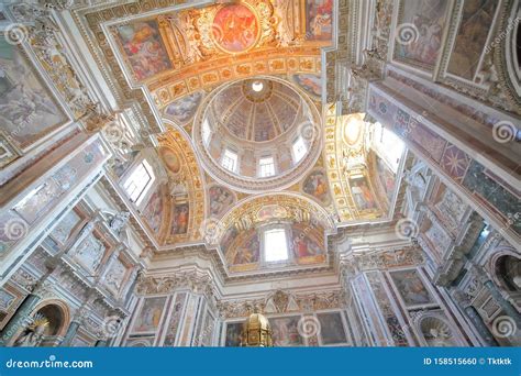 Basilica Papale Di Santa Maria Maggiore Church Rome Italy Stock Photo