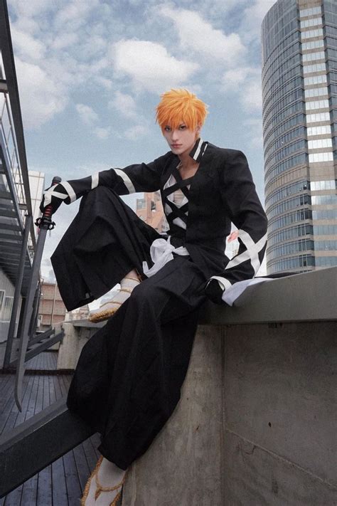 Ichigo Kurosaki Bleach Cosplay Ichigo Cosplay Anime Cosplay Costumes