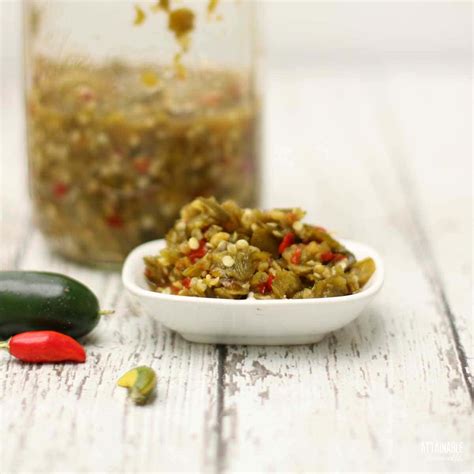 3 Ingredient Hot Pepper Relish Attainable Sustainable®