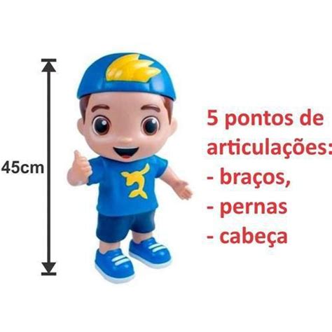 Boneco Articulado Gigante 45 Cm Luccas Neto Mimo Boneco Luccas