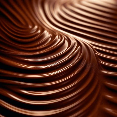 Premium AI Image | A closeup of a brown chocolate background