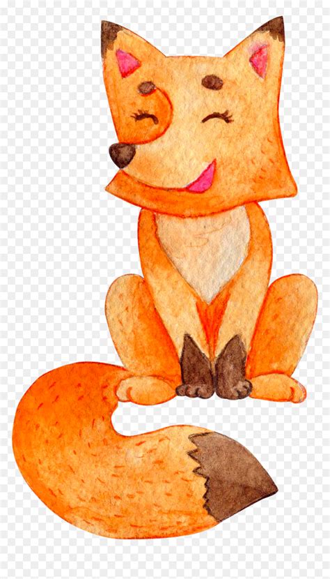 Baby Fox Images - Cartoon, HD Png Download - vhv